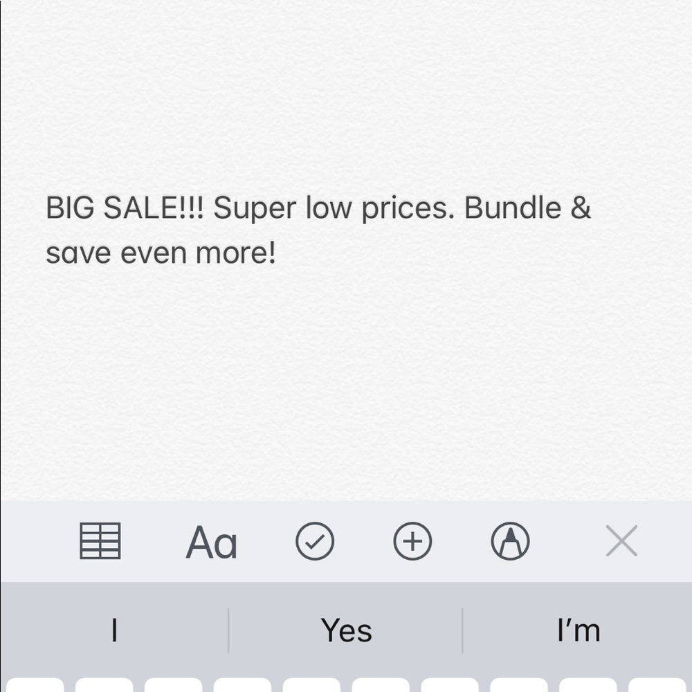 SALE!!